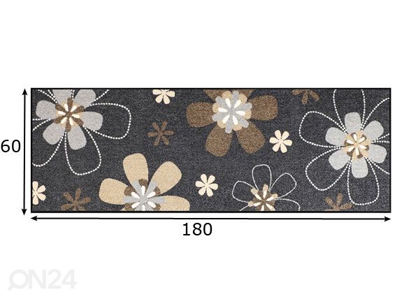 Matto Florentina 60x180 cm mitat