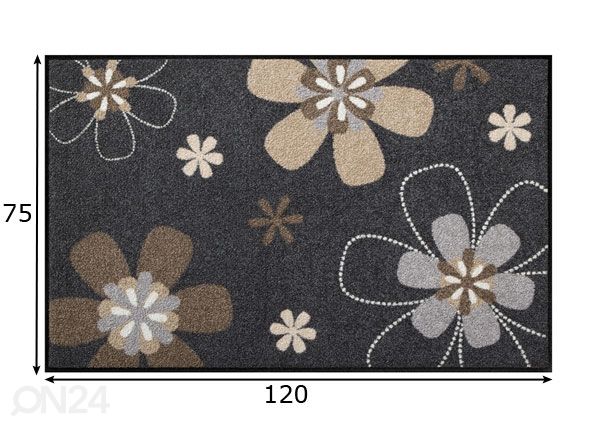 Matto FLORENTINA 75x120 cm mitat