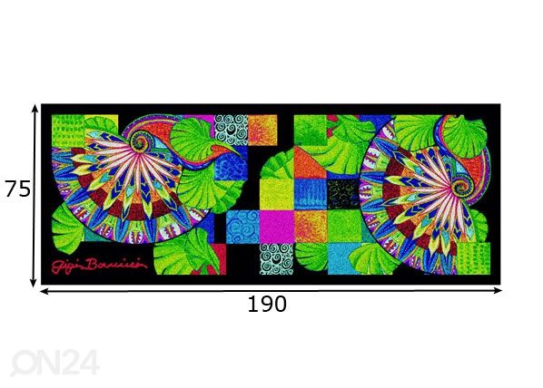 Matto FORTUNA 75x190 cm mitat