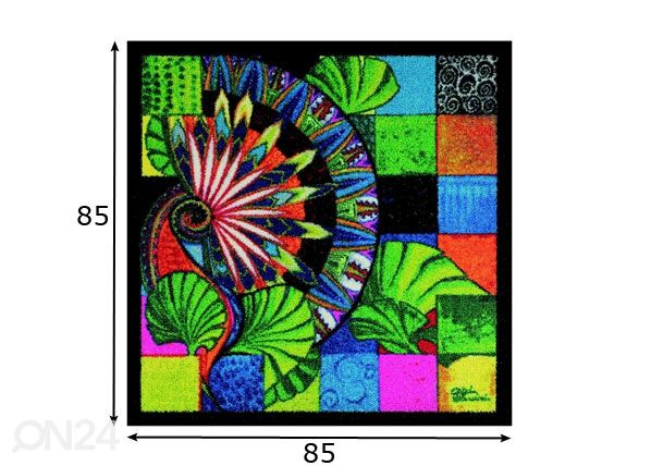 Matto FORTUNA 85x85 cm mitat