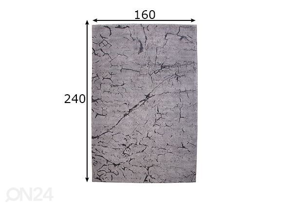 Matto Fragments 160x240 cm mitat