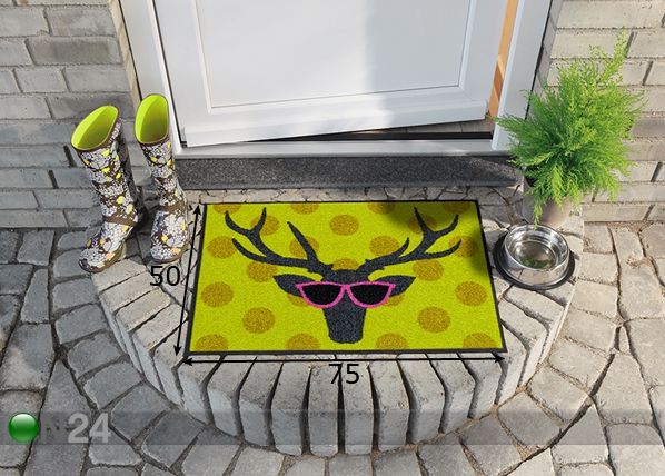 Matto FUNKY DEER 50x75 cm mitat