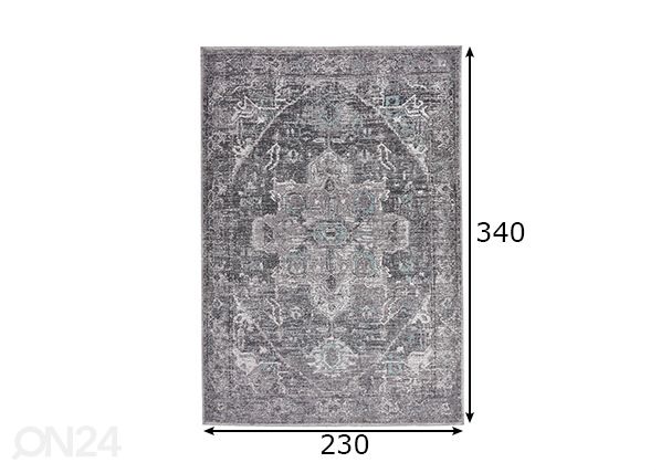 Matto Funky Orient Tabriz 230x340 cm mitat