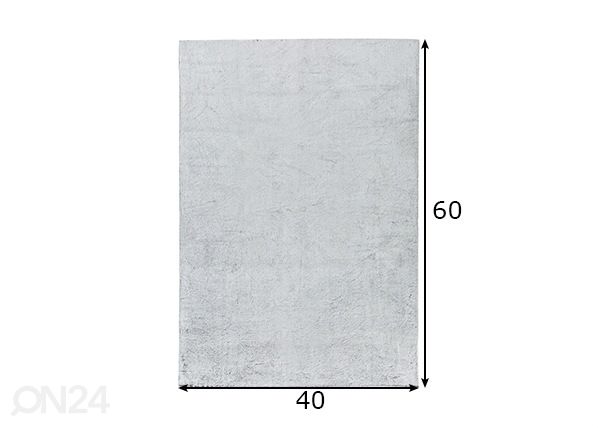 Matto Furry 40x60 cm mitat