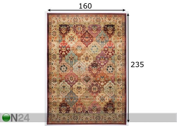 Matto GABIRO 160x235 cm mitat