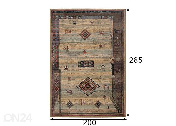 Matto Gabiro 200x285 cm mitat