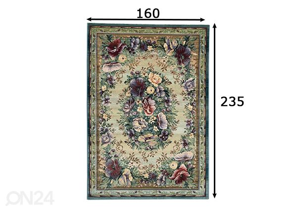 Matto Gabrio 160x235cm mitat