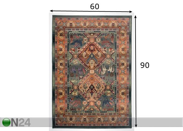 Matto GABRIO 60x90 cm mitat