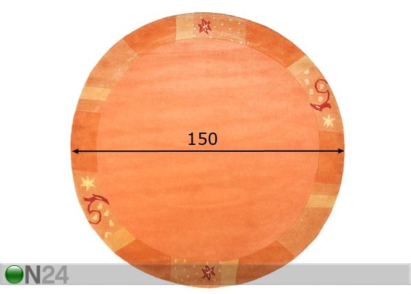 Matto GANGES Ø 150 cm mitat