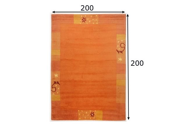 Matto Ganges 200x200 cm mitat