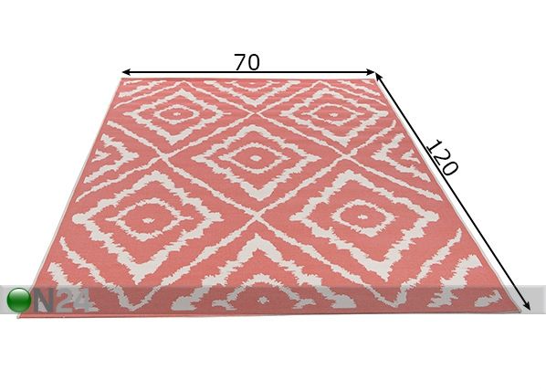 Matto Garden Pattern 70x120cm mitat