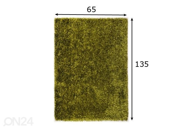 Matto GIRLY 65x135 cm mitat
