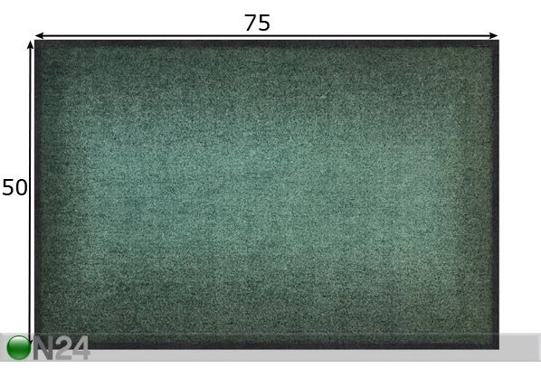 Matto Gradient sage 50x75 cm mitat