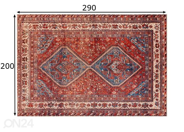 Matto Hamand Red 200x290 cm mitat