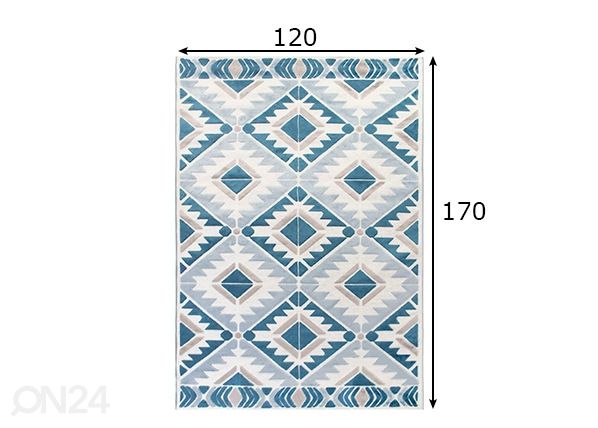 Matto Hana 120x170 cm mitat