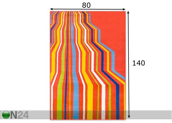Matto HAPPY COLOR 80x140 cm mitat