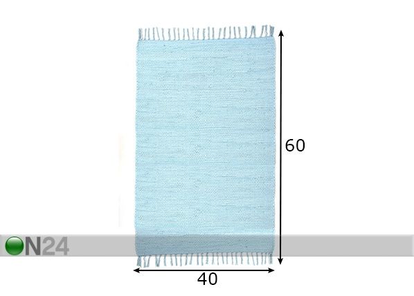 Matto Happy Cotton Uni 40x60 cm mitat