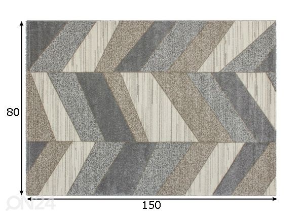 Matto Havanna 80x150 cm mitat