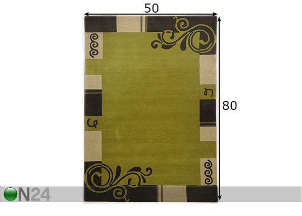 Matto Hawai 50x80 cm mitat