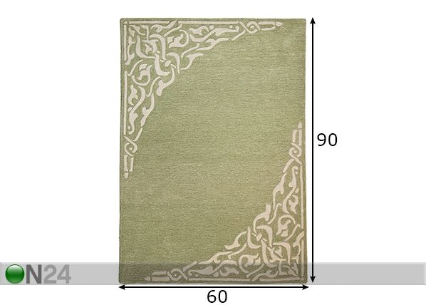 Matto Hawai 60x90 cm mitat