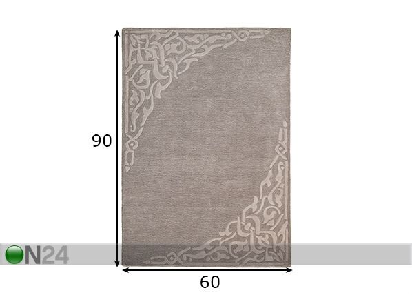 Matto Hawai 60x90 cm mitat