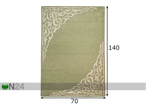 Matto Hawai 70x140 cm mitat
