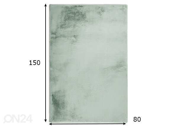 Matto Heaven Jade 80x150 cm mitat