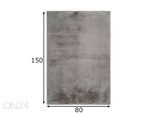 Matto Heaven Taupe 80x150 cm mitat