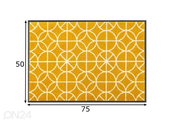 Matto HENRIETTA 50x75 cm mitat