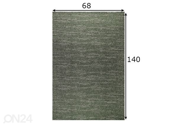 Matto Heritage Cloud 68x140 cm mitat