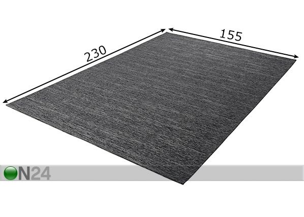 Matto Heritage Uni 155x230 cm mitat