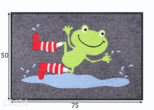 Matto Jumping Frog 50x75 cm mitat