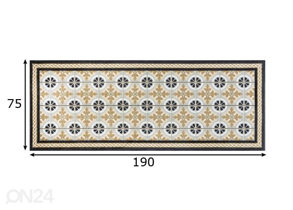Matto KITCHEN TILES 75x190 cm mitat