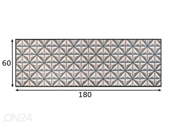 Matto KUBUS 60x180 cm mitat