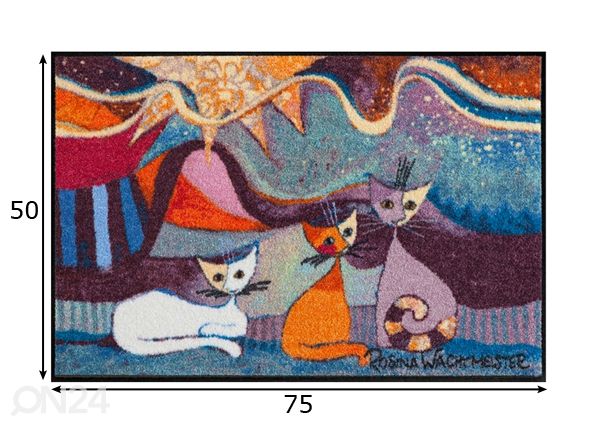 Matto LE ONDE 50x75 cm mitat
