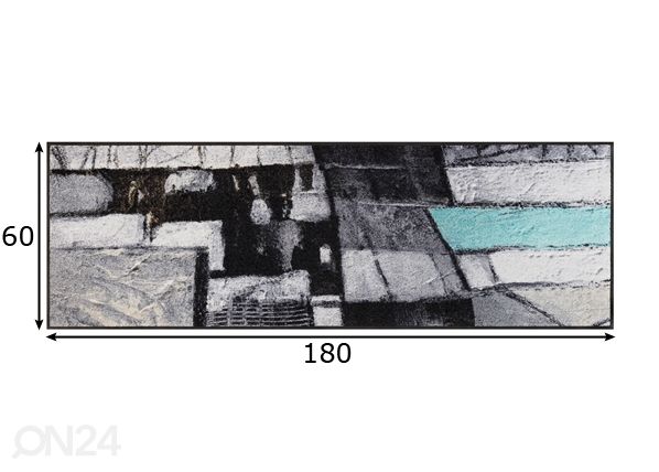 Matto LEBENSWEGE 60x180 cm mitat