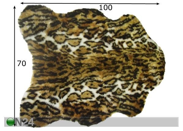 Matto LEOPARD 70x100 cm mitat