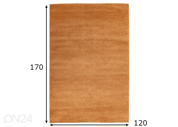 Matto Lima Camel 120x170 cm mitat