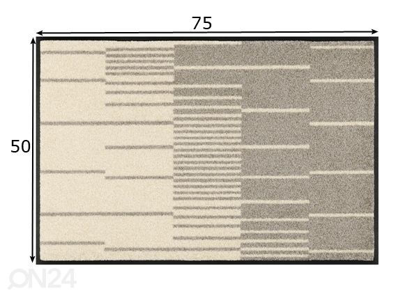 Matto Linus 50x75 cm mitat