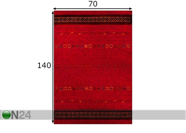 Matto Lori Dream Gold 70x140 cm mitat