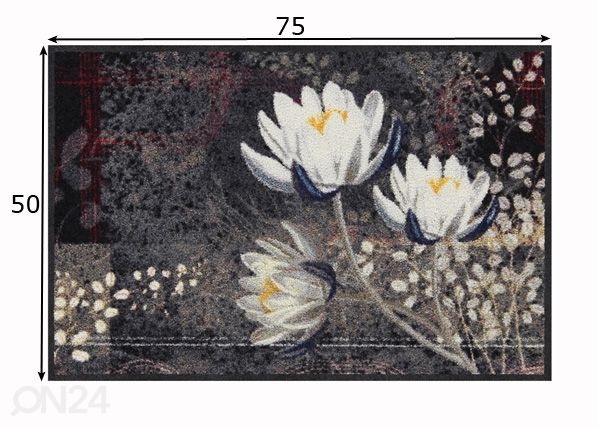 Matto Lotus Kimono 50x75 cm mitat