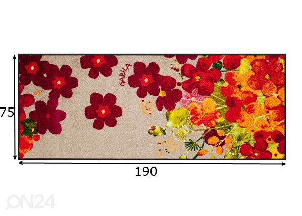 Matto MAGGIO 75x190 cm mitat