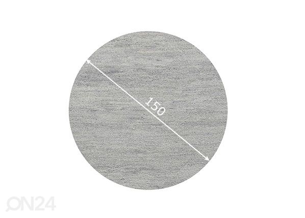 Matto Maloronga Ø150 cm hiekansävy mitat