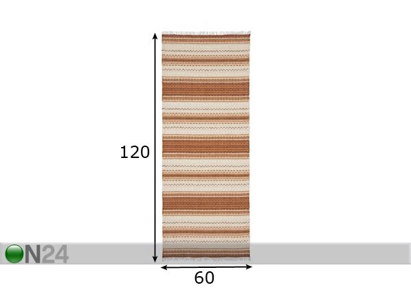 Matto MALVA 60x120 cm mitat