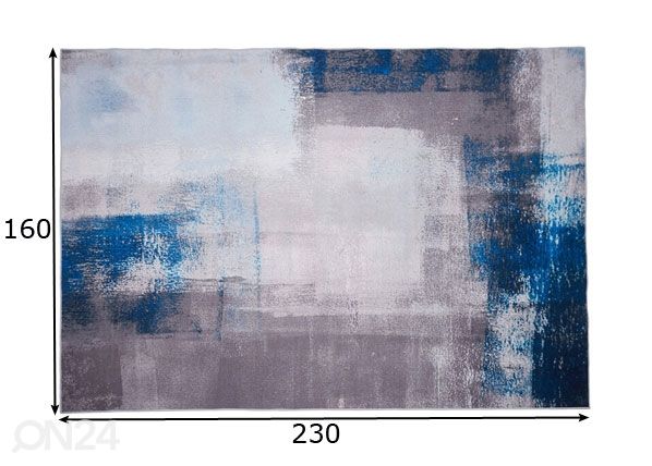 Matto Manhattan Grey Blue mitat
