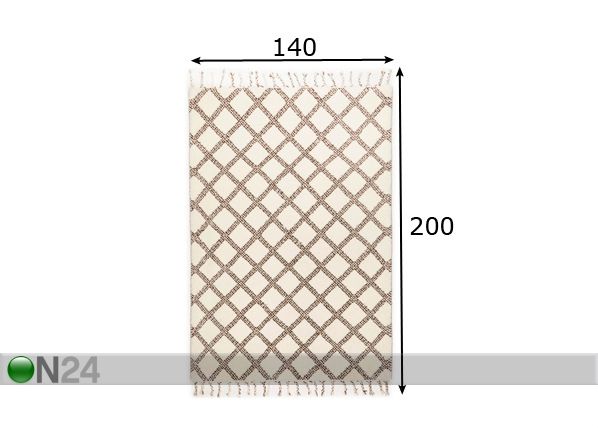 Matto MARMOUCHA 140x200 cm mitat