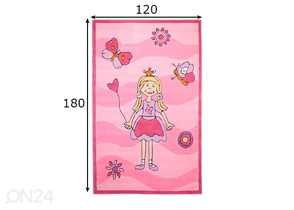 Matto Maui 120x180 cm mitat