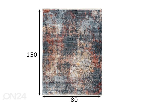 Matto Medellin Multi 80x150 cm mitat