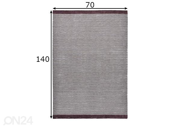 Matto Miami 70x140 cm mitat