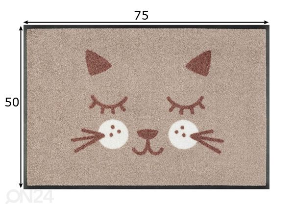 Matto Missy 50x75 cm mitat